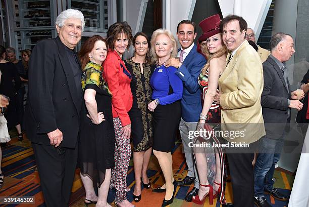 Joe Pontarelli, Laurie Zelenko, Lee Fryd, Nicole DiCocco, Jane Pontarelli, Ben Goldman, Joy Marks and Alan Marks attend AVENUE Celebrates the New...