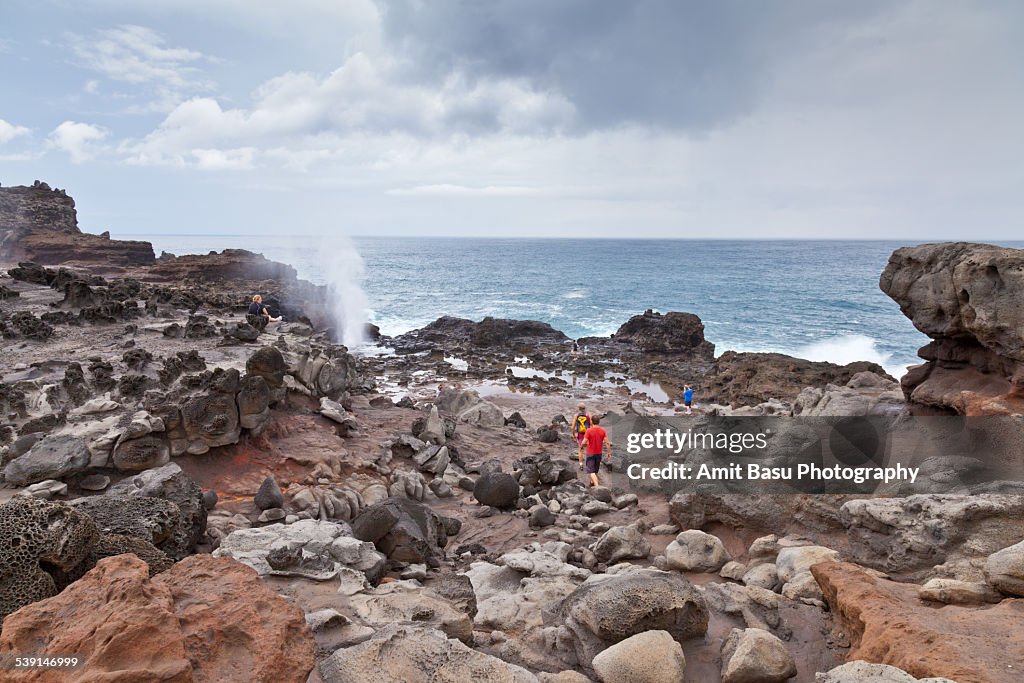Nakalele Point blowhole, Maui, Hawaii