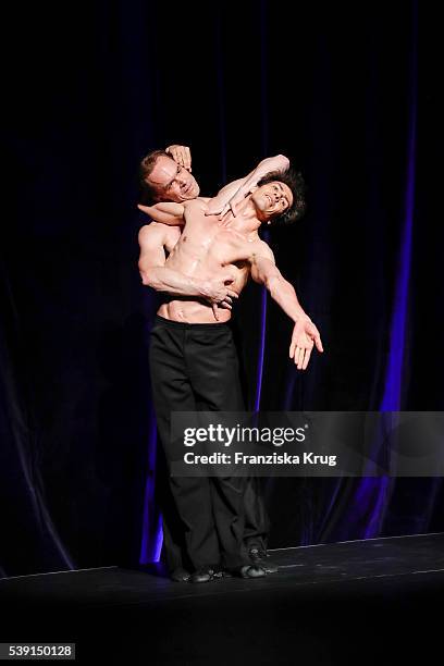 Hamburg Ballett performing during the 'Das Herz im Zentrum' Charity Gala on June 9, 2016 in Hamburg, Germany.