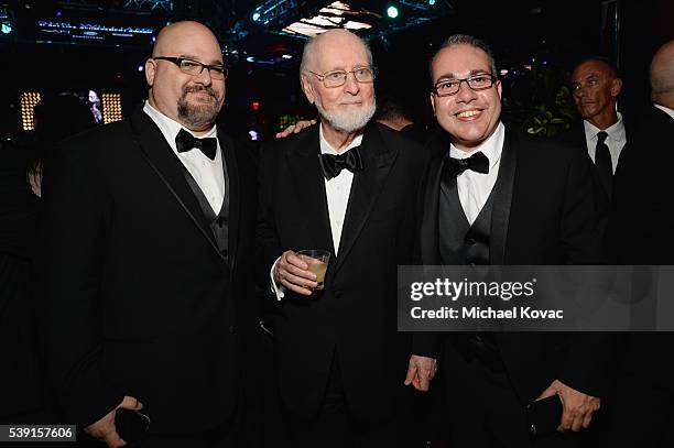 Honoree John Williams and guests attend American Film Institutes 44th Life Achievement Award Gala Tribute to John Williams after party at Dolby...