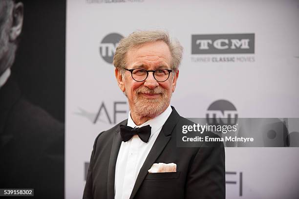 Director Steven Spielberg attends the American Film Institute's 44th Life Achievement Award Gala Tribute to John Williams at Dolby Theatre on June 9,...