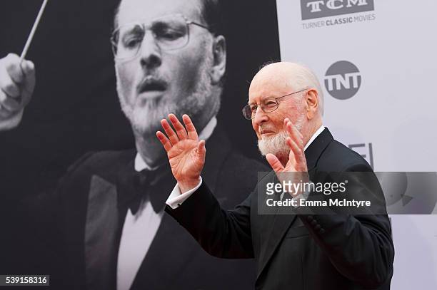 Honoree John Williams arrives at the 2016 American Film Institute Life Achievement Awards Honoring John Williams at Dolby Theatre on June 9, 2016 in...