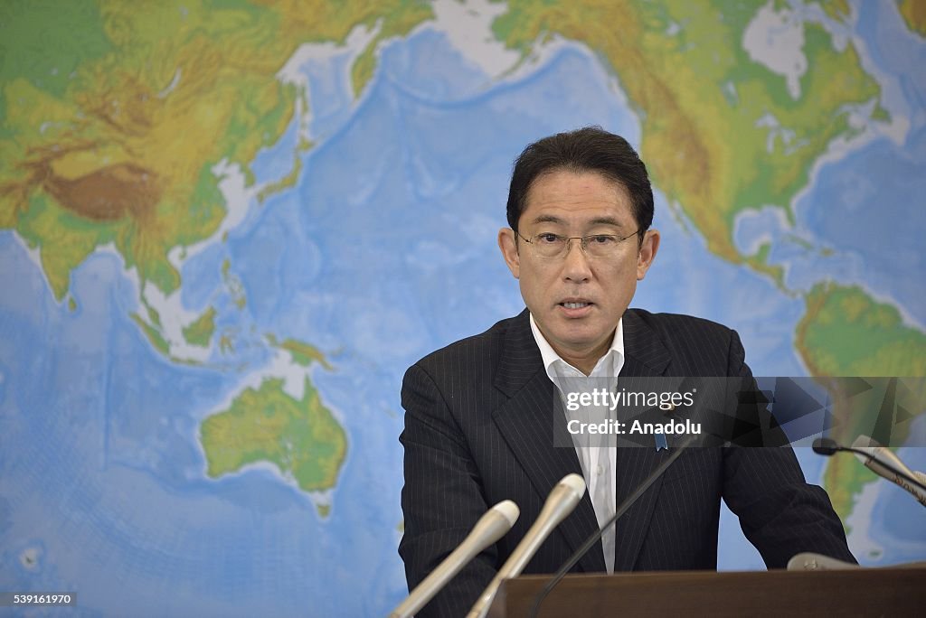 Japanese Minister of Foreign Affairs Fumio Kishida