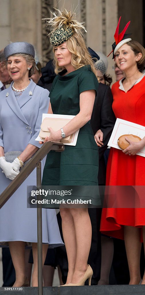 National Service Of Thanksgiving To Celebrate The Queen's 90th Birthday