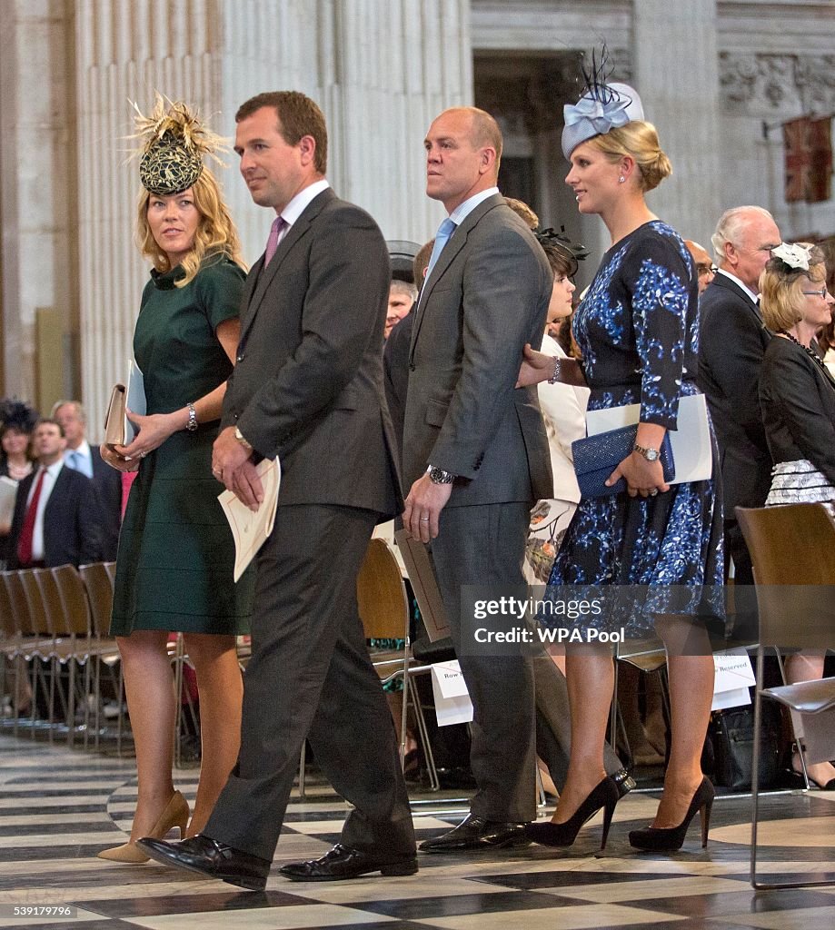 National Service Of Thanksgiving To Celebrate The Queen's 90th Birthday