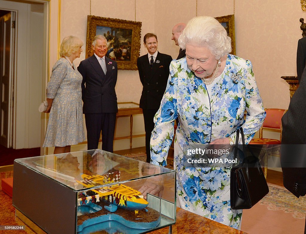 Governors General Lunch Hosted By The Queen After The National Service Of Thanksgiving To Celebrate The Queen's 90th Birthday