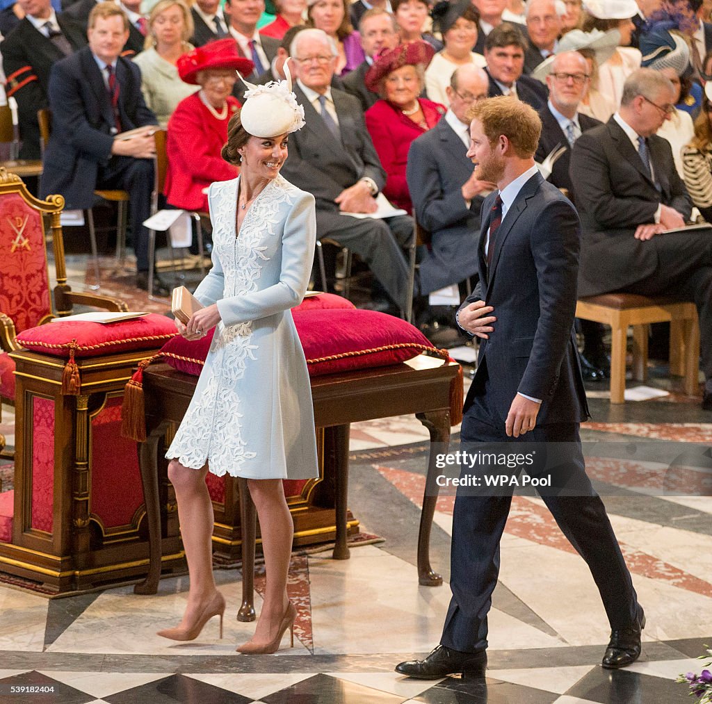 National Service Of Thanksgiving To Celebrate The Queen's 90th Birthday