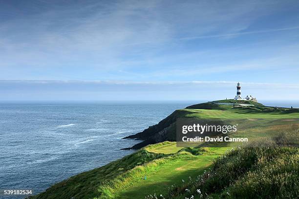 The par 4, fourth hole at the Old Head of Kinsale Golf Links on June 07, 2016 in Kinsale, Ireland.