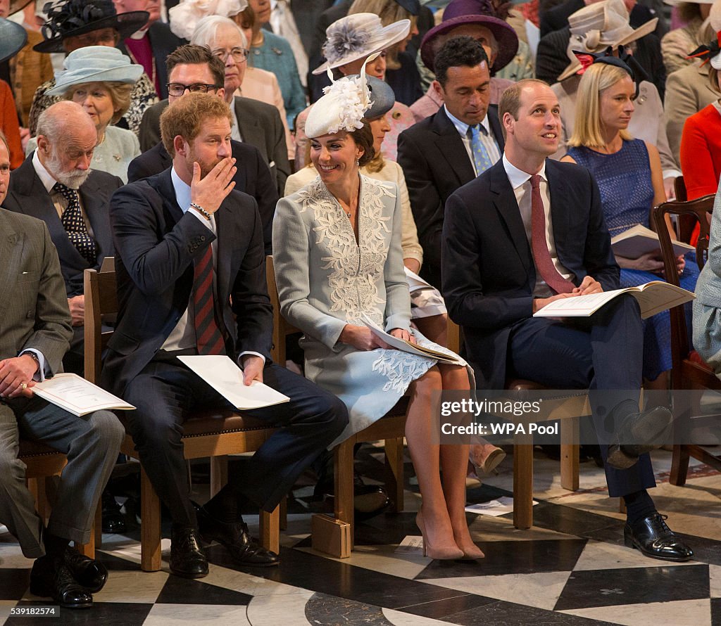 National Service Of Thanksgiving To Celebrate The Queen's 90th Birthday