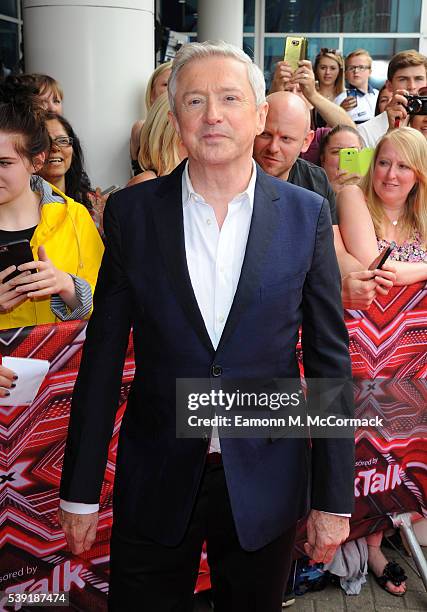 Louis Walsh arrives for the first X Factor auditions of 2016 on June 10, 2016 in Leicester, United Kingdom.