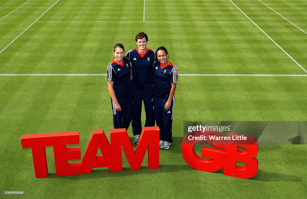 Announcement of Tennis Athletes Named in Team GB for the Rio 2016 Olympic Games