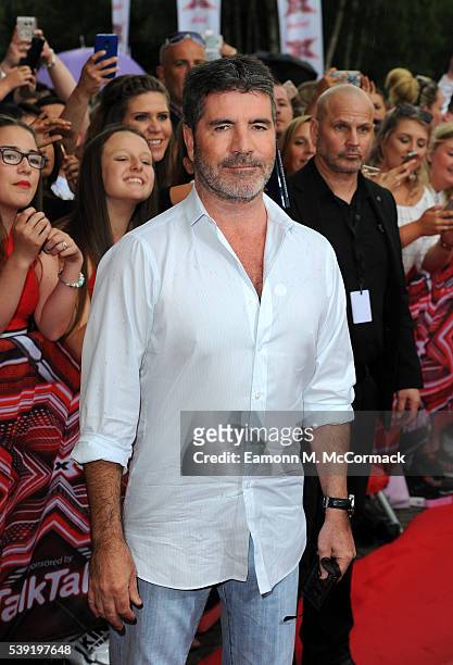 Simon Cowell arrives for the first X Factor auditions of 2016 on June 10, 2016 in Leicester, United Kingdom.