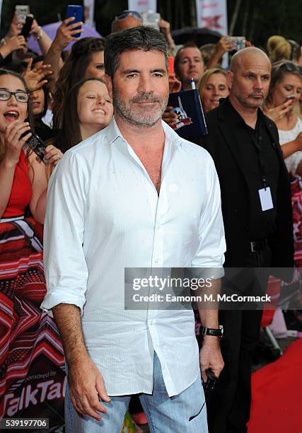 Simon Cowell arrives for the first X Factor auditions of 2016 on June 10, 2016 in Leicester, United Kingdom.