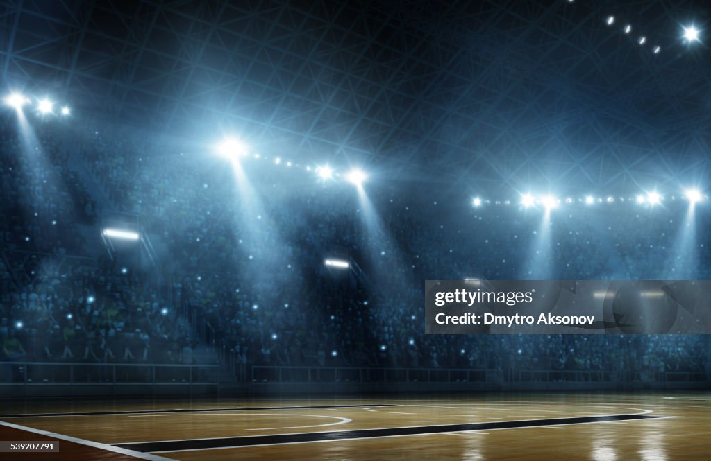 Basketball arena