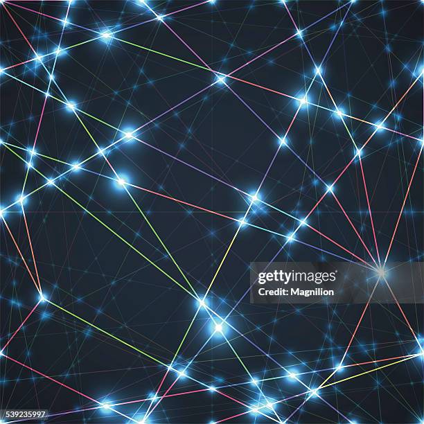 abstract network background - cable management stock illustrations