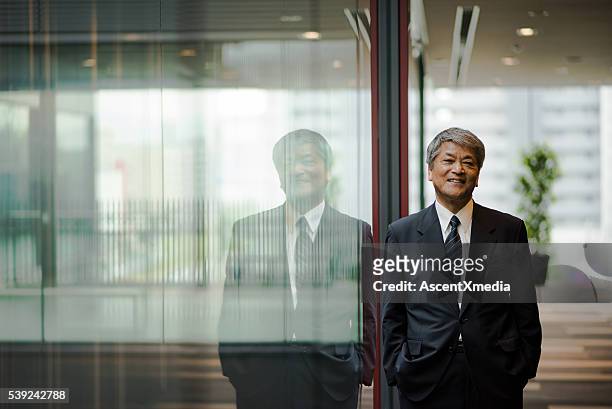 senior asian business executive - fine art portrait 個照片及圖片檔