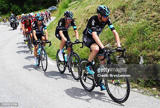 Chris Froome of Great Britain and Team SKY in action during stage five of the 2016 Criterium du Dauphine a 140km stage from La Ravoire to Vaujany, on...
