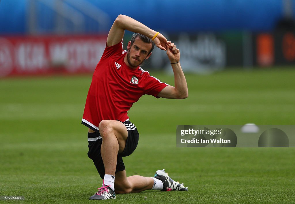 Wales Training Session and Press Conference