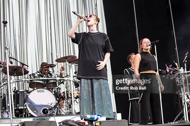 Jess Glynne performs at the Isle Of Wight Festival 2016 at Seaclose Park on June 10, 2016 in Newport, Isle of Wight.