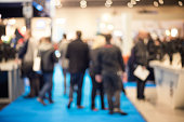 People at a Trade Exhibition