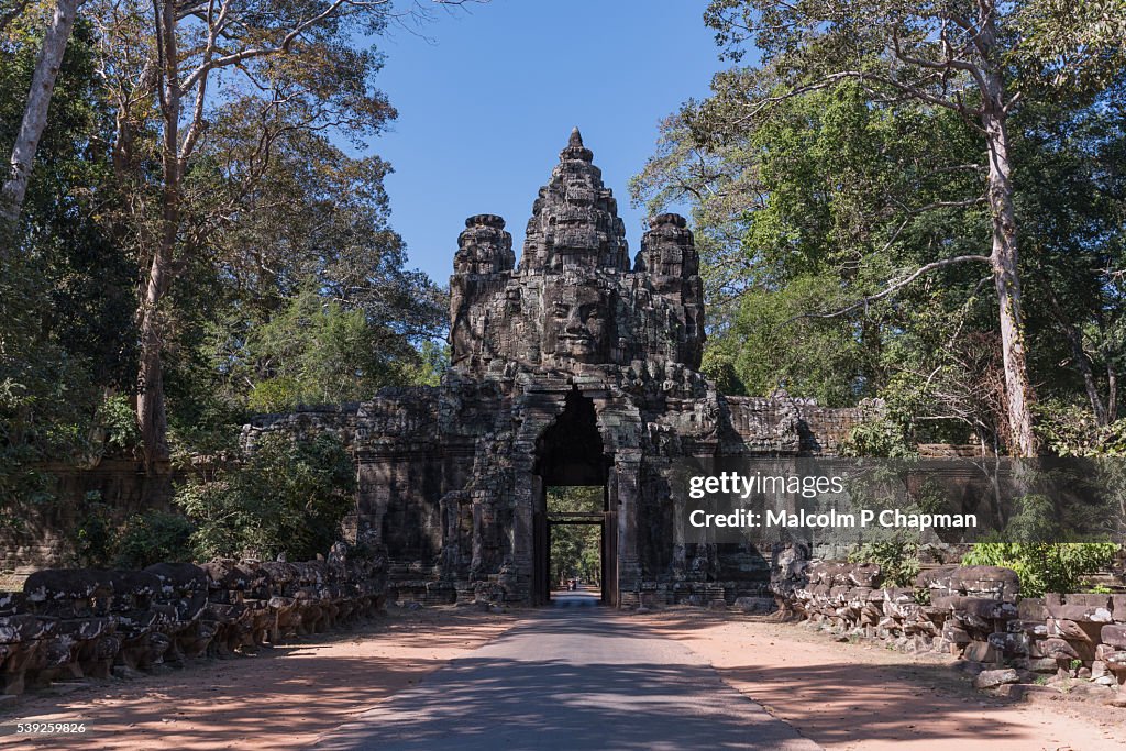 Victory Gate, Angkor Thom East Gate, Siem Reap, Cambodia