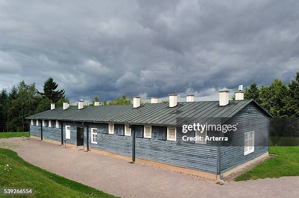 Cellblock at Natzweiler-Struthof, the only concentration camp established by the Nazis on French territory, Alsace, France.