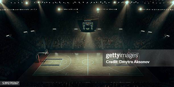 basketball arena - scoreboard stock pictures, royalty-free photos & images