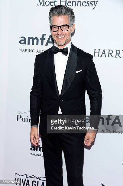 Eric Rutherford attends 7th Annual amfAR Inspiration Gala New York at Skylight at Moynihan Station on June 9, 2016 in New York City.