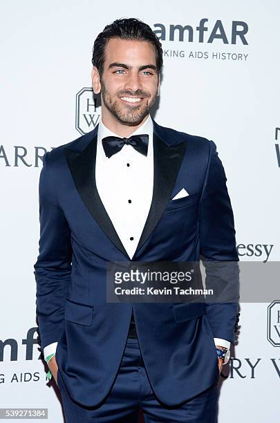 Nyle DiMarco attends 7th Annual amfAR Inspiration Gala New York at Skylight at Moynihan Station on June 9, 2016 in New York City.