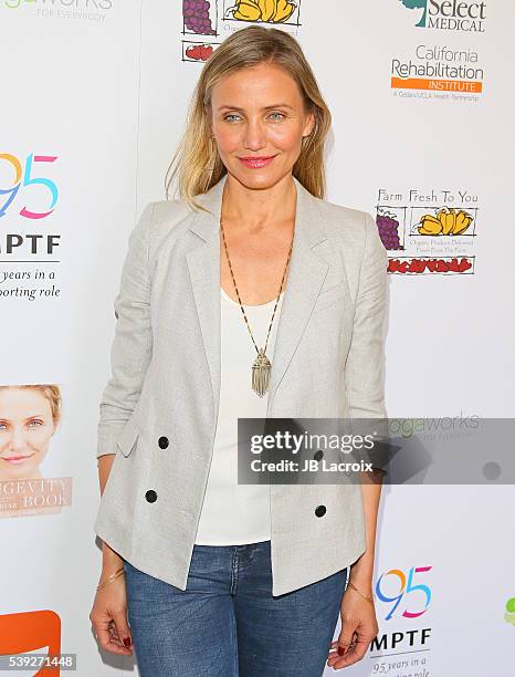 Cameron Diaz joins MPTF to celebrate Health and Fitness at The Wasserman Campus on June 10, 2016 in Woodland Hills, California.