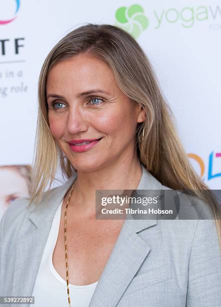 Cameron Diaz attends the MPTF Celebration for health and fitness at The Wasserman Campus on June 10, 2016 in Woodland Hills, California.