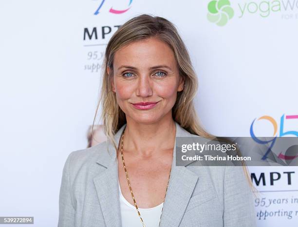 Cameron Diaz attends the MPTF Celebration for health and fitness at The Wasserman Campus on June 10, 2016 in Woodland Hills, California.