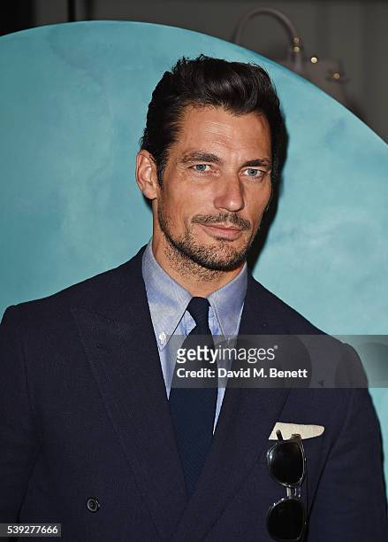 David Gandy attends the Burberry LC:M event at 121 Regent Street hosted by Christopher Bailey, Burberry Chief Creative and Chief Executive Officer,...