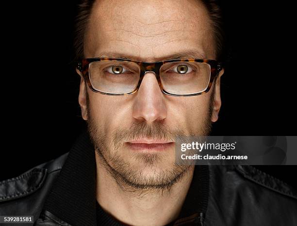 man portrait. color image - 40 year old male models stock pictures, royalty-free photos & images