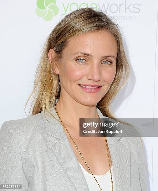 Actress Cameron Diaz arrives at Because Age Is A State Of Mind: Cameron Diaz Joins MPTF To Celebrate Health And Fitness at The Wasserman Campus on...