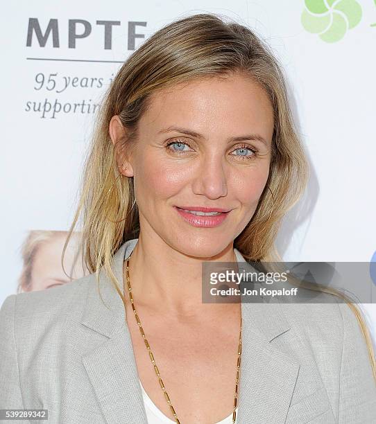 Actress Cameron Diaz arrives at Because Age Is A State Of Mind: Cameron Diaz Joins MPTF To Celebrate Health And Fitness at The Wasserman Campus on...