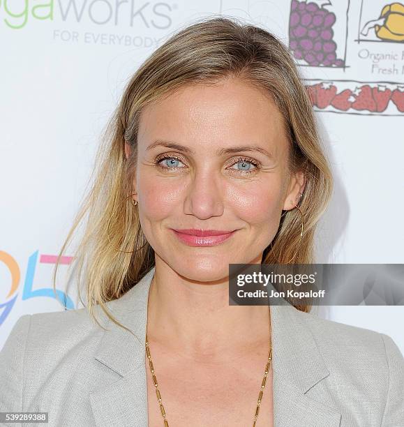 Actress Cameron Diaz arrives at Because Age Is A State Of Mind: Cameron Diaz Joins MPTF To Celebrate Health And Fitness at The Wasserman Campus on...