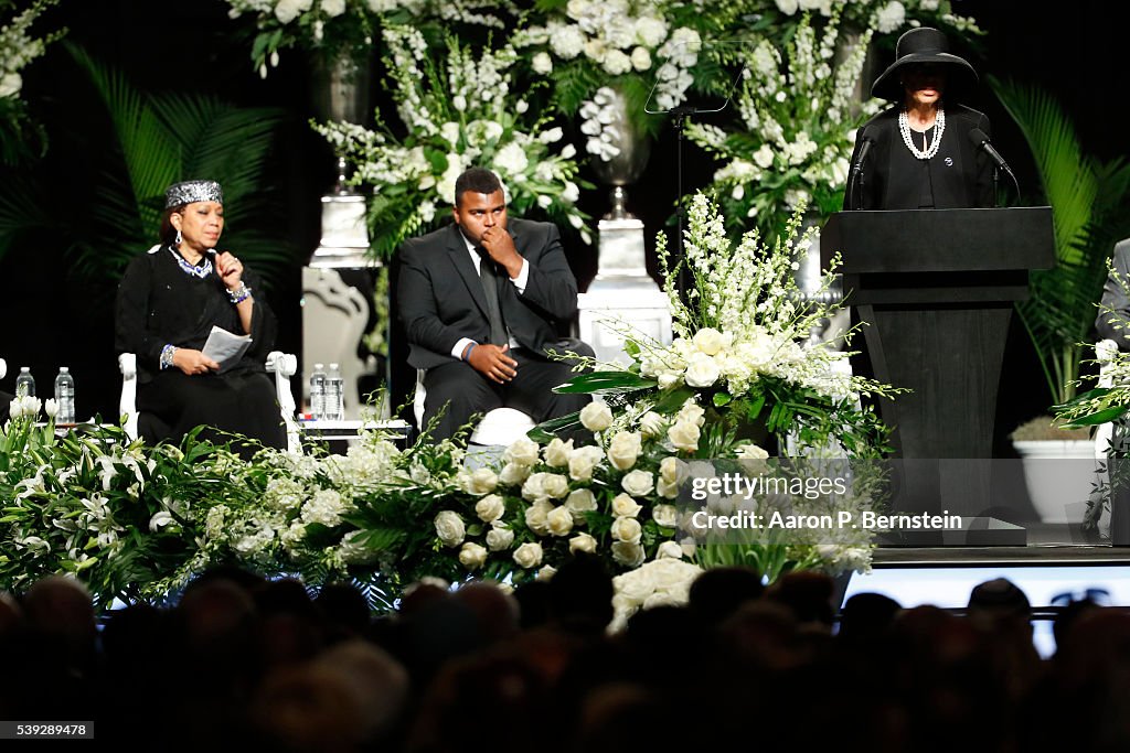 Funeral Held For Boxing Legend Muhammad Ali In His Hometown Of Louisville, Kentucky