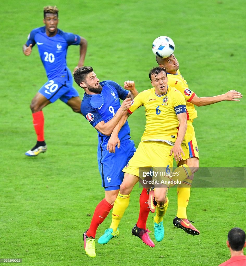 France v Romania - EURO 2016 