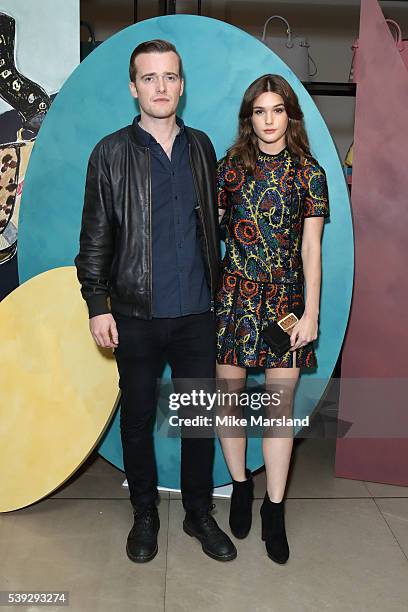 Sam Doyle and Sai Bennett attends the private Burberry event during The London Collections Men SS17 at Burberry on June 10, 2016 in London, England.