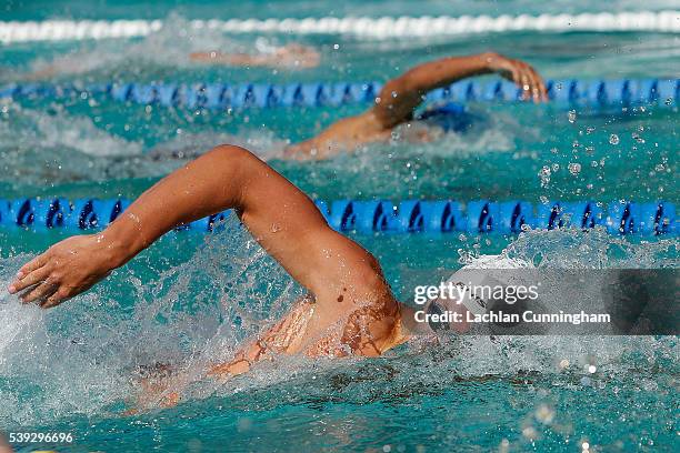 Axel Reed Swims Clara Reed Photos and Premium High Res Pictures - Getty Images