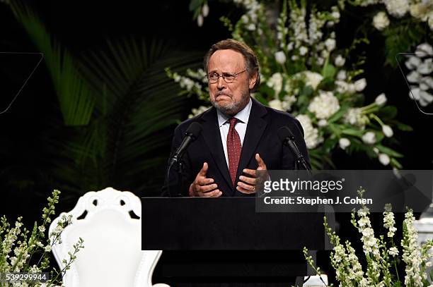 Billy Crystal attends the Muhammad Ali Memorial Service at KFC YUM! Center on June 10, 2016 in Louisville, Kentucky.
