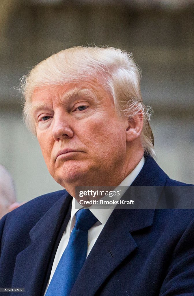 Republican Presidential Candidate Donald Trump in Washington