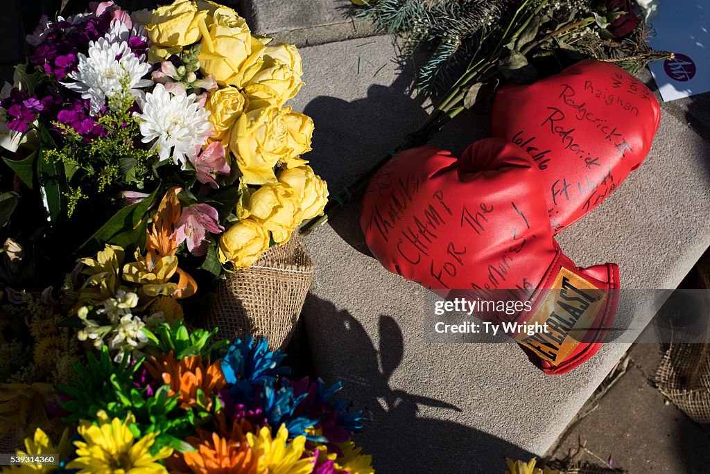 Funeral Held For Boxing Legend Muhammad Ali In His Hometown Of Louisville, Kentucky