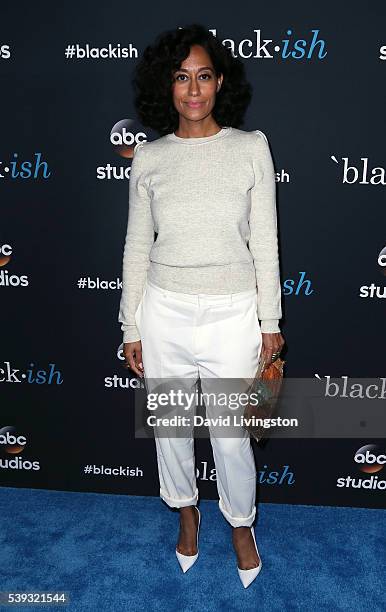 Actress Tracee Ellis Ross attends the FYC event for ABC's "Black-ish" at Dave & Busters on June 10, 2016 in Hollywood, California.