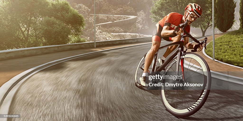 Professional road cyclist