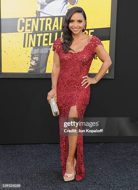 Actress Danielle Nicolet arrives at the Los Angeles Premiere "Central Intelligence" at Westwood Village Theatre on June 10, 2016 in Westwood,...