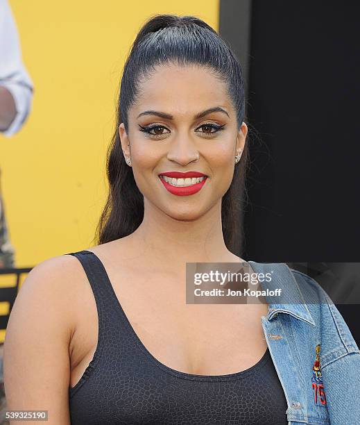 Actress Lilly Singh arrives at the Los Angeles Premiere "Central Intelligence" at Westwood Village Theatre on June 10, 2016 in Westwood, California.