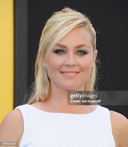 Actress Elisabeth Rohm arrives at the Los Angeles Premiere "Central Intelligence" at Westwood Village Theatre on June 10, 2016 in Westwood,...