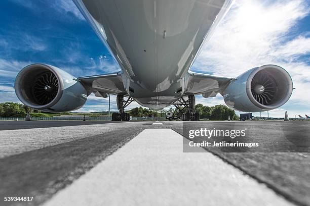 aircraft fuselage - titanium stock pictures, royalty-free photos & images